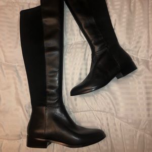 MICHEAL KORS Leather & Suede Knee Boots